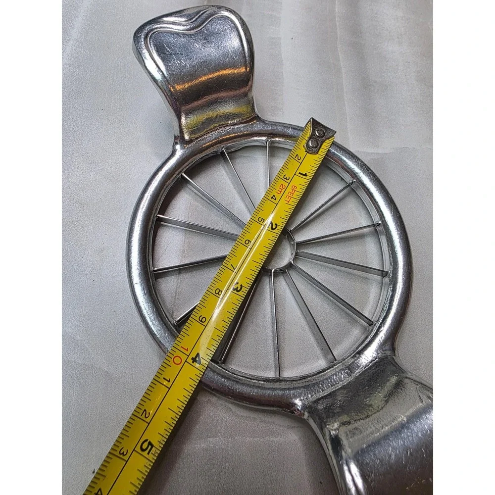 Vintage Wilesco Apfella Apple Slicer Corer West Germany Chrome Metal 12 Slice A6
